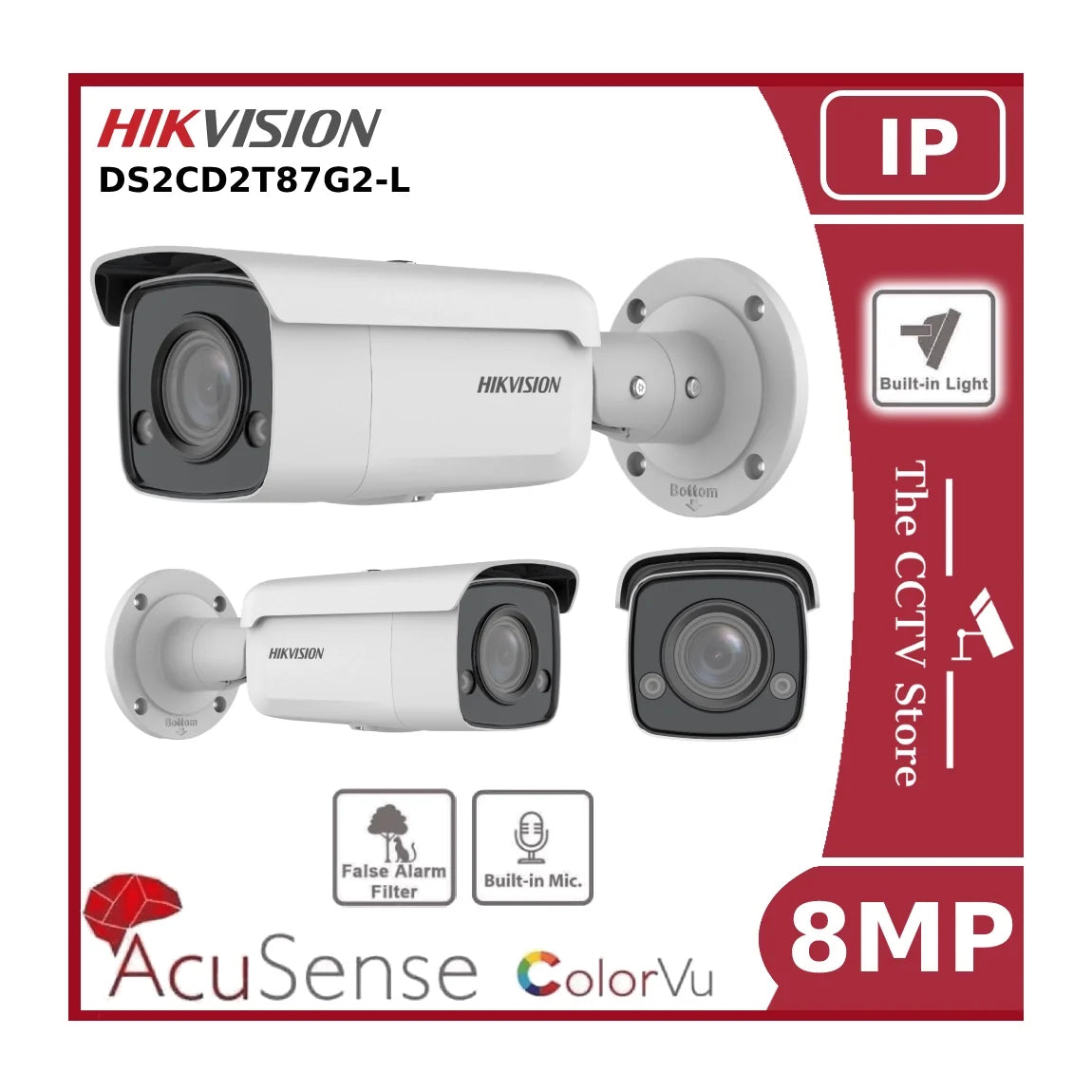 8mp ds 2cd2t87g2 l colorvu fixed bullet network camera with acusense and strobe light eol 8mp ds 2cd2t87g2 l colorvu fixed bullet network camera with acusense and strobe light eol