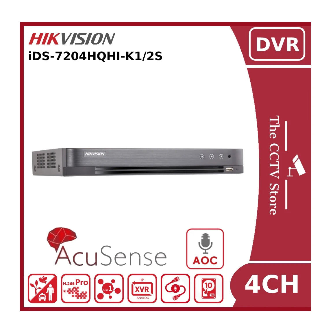 hikvision 4mp lite ids 7204hqhi k1/2s 4 channel turbo acusense aoc dvr **eol** hikvision 4mp lite ids 7204hqhi k1/2s 4 channel turbo acusense aoc dvr **eol**