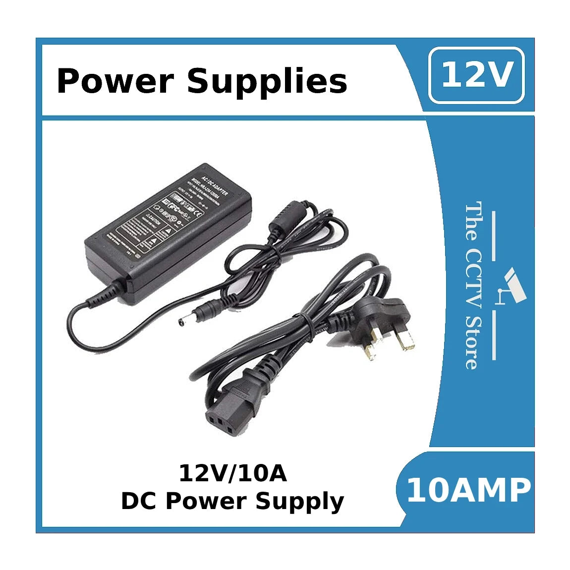 power supply 12v/10a for colorvu cctv cameras 12vdc power supply 10amp + splitter option power supply 12v/10a for colorvu cctv cameras 12vdc power supply 10amp + splitter option