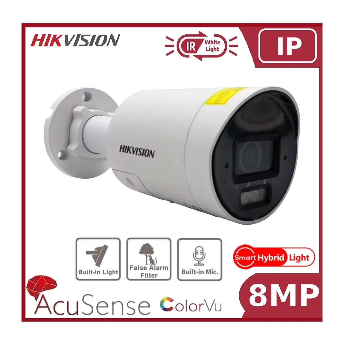 8mp hikvision ds 2cd2087g2h liu 4k smart hybrid colorvu and ir acusense mini bullet camera 8mp hikvision ds 2cd2087g2h liu 4k smart hybrid colorvu and ir acusense mini bullet camera