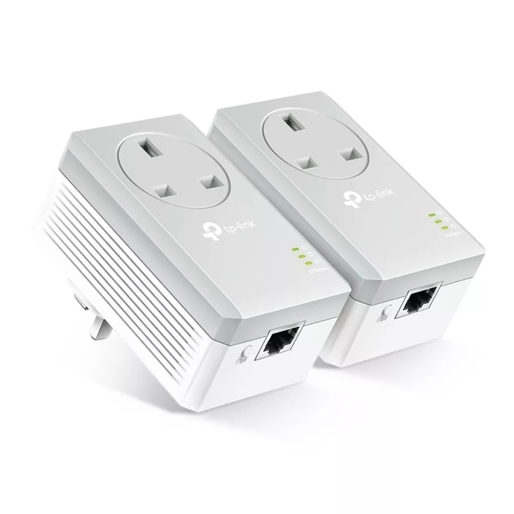 tp link tl pa4010p kit av600 passthrough powerline adapter starter kit extend wired internet via electrical outlets tp link tl pa4010p kit av600 passthrough powerline adapter starter kit extend wired internet via electrical outlets