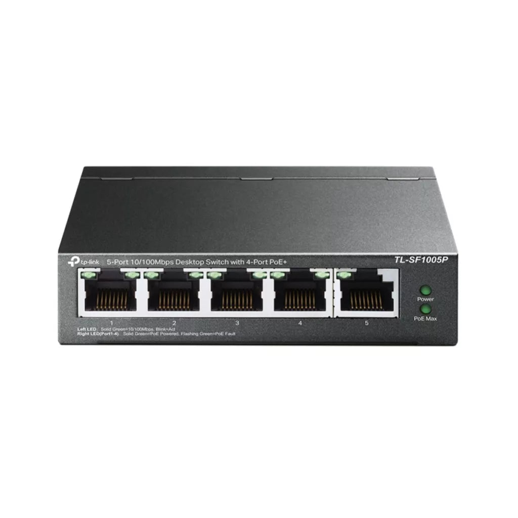 tp link tl sf1005p 5 port desktop poe+ switch – 4 port power over ethernet tp link tl sf1005p 5 port desktop poe+ switch – 4 port power over ethernet
