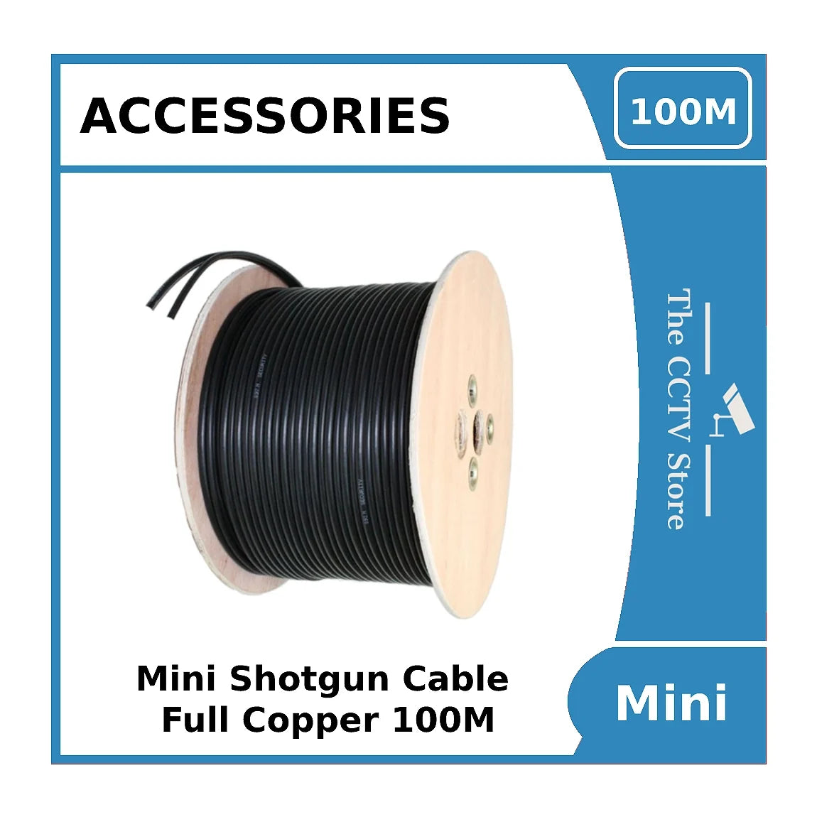 mini shotgun cable full copper rg59 2core cctv cable 100m mini shotgun cable full copper rg59 2core cctv cable 100m