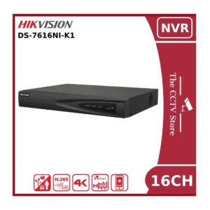 hikvision ds 7616ni k1 8mp non poe 16 channel 4k nvr