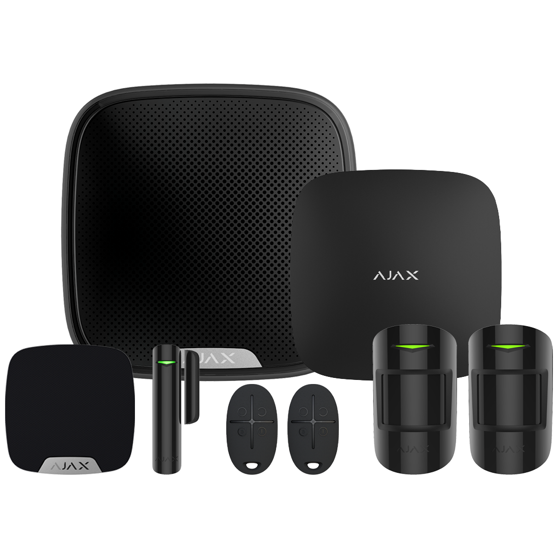 ajax 90764 superior wireless alarm kit 2 s black "nr" ajax 90764 superior wireless alarm kit 2 s black "nr"