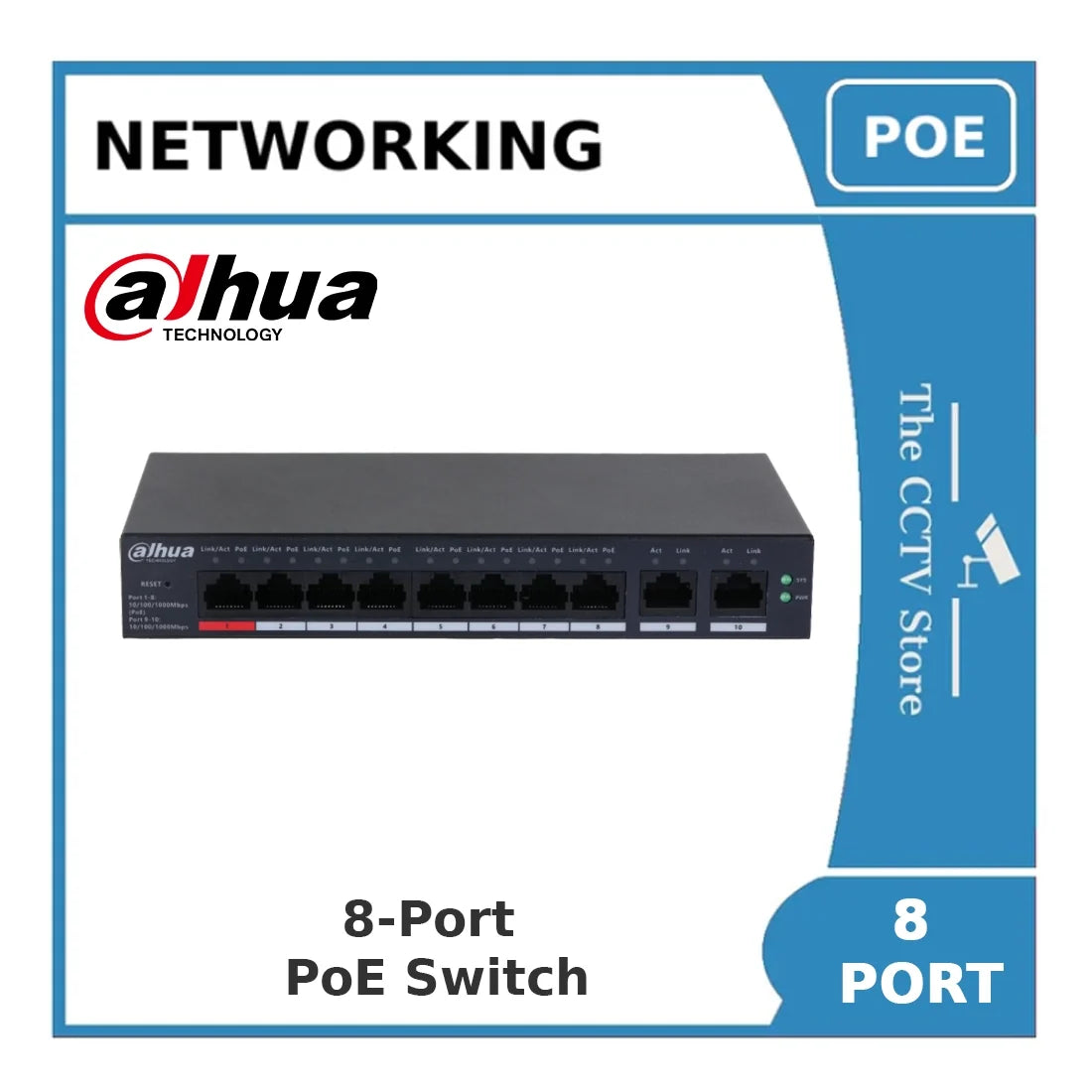 dahua dh cs4010 8gt 110 10 port cloud managed desktop gigabit switch with 8 port poe dahua dh cs4010 8gt 110 10 port cloud managed desktop gigabit switch with 8 port poe