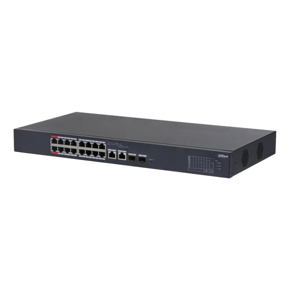 dahua dh cs4218 16et 135 16 port 10/100mbps cloud managed poe switch 135w dahua dh cs4218 16et 135 16 port 10/100mbps cloud managed poe switch 135w