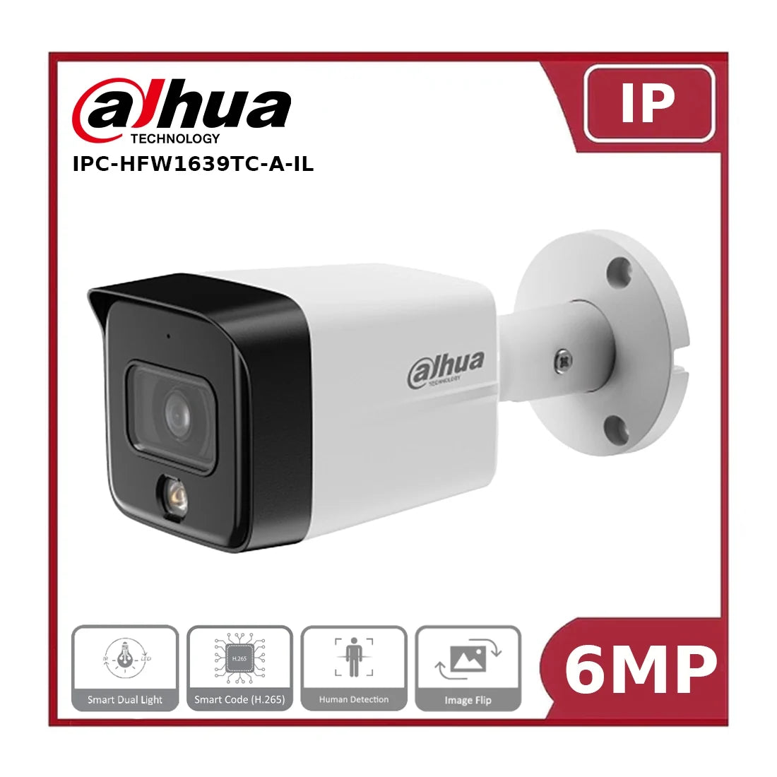 dahua dh ipc hfw1639tc a il s6 6mp entry smart dual light fixed focal bullet network camera dahua dh ipc hfw1639tc a il s6 6mp entry smart dual light fixed focal bullet network camera