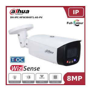 dahua-ipc-hfw3849t1-as-pv-wizsense-ip67-8mp-2-8mm-fixed-lens-ir-30m-active-deterrence-ip-bullet-camera-white
