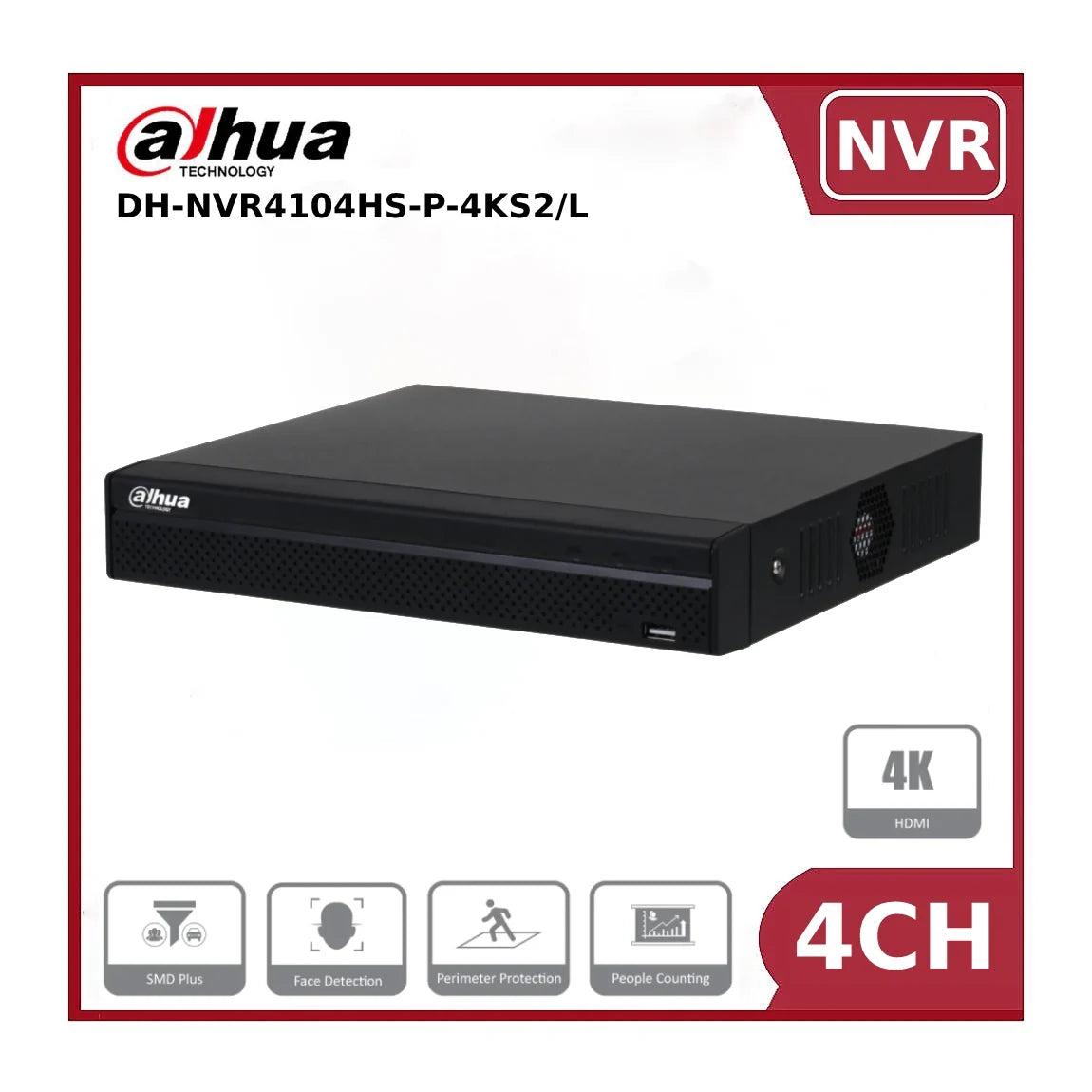4 channel dahua dhi nvr4104hs p 4ks2/l 4 channel compact 1u 1hdd 4poe network video recorder 4 channel dahua dhi nvr4104hs p 4ks2/l 4 channel compact 1u 1hdd 4poe network video recorder