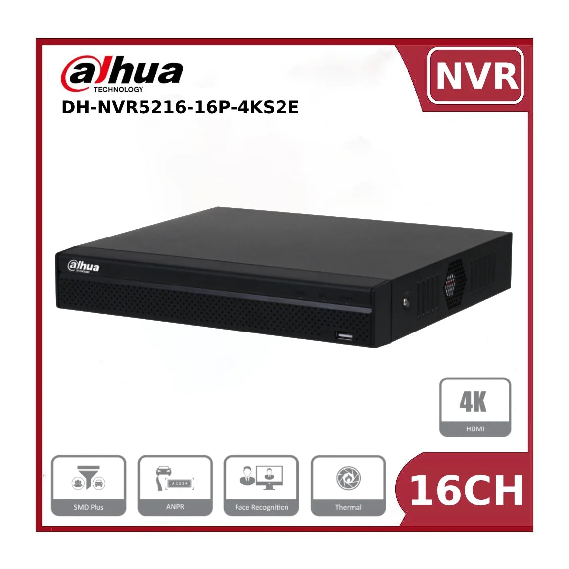 16 channel dahua dhi nvr5216 16p 4ks2e 16 channel 1u 2hdds 16poe 4k & h.265 pro network video recorder 16 channel dahua dhi nvr5216 16p 4ks2e 16 channel 1u 2hdds 16poe 4k & h.265 pro network video recorder