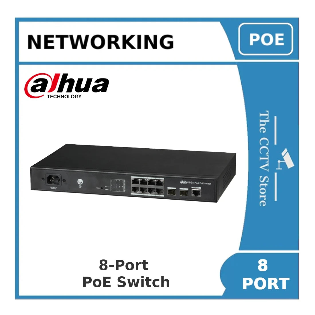 dahua dh pfs4210 8gt 150 8 port managed layer 2 gigabit poe switch "eol" dahua dh pfs4210 8gt 150 8 port managed layer 2 gigabit poe switch "eol"