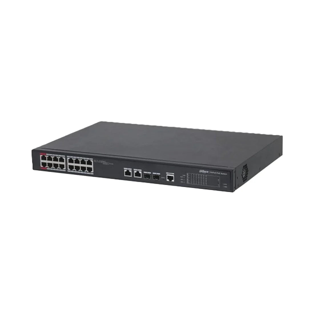 dahua pfs4218 16et 240 (v3) desktop, 16 port managed 2 layer poe switch, 16 × rj45 10 100m, 240w dahua pfs4218 16et 240 (v3) desktop, 16 port managed 2 layer poe switch, 16 × rj45 10 100m, 240w