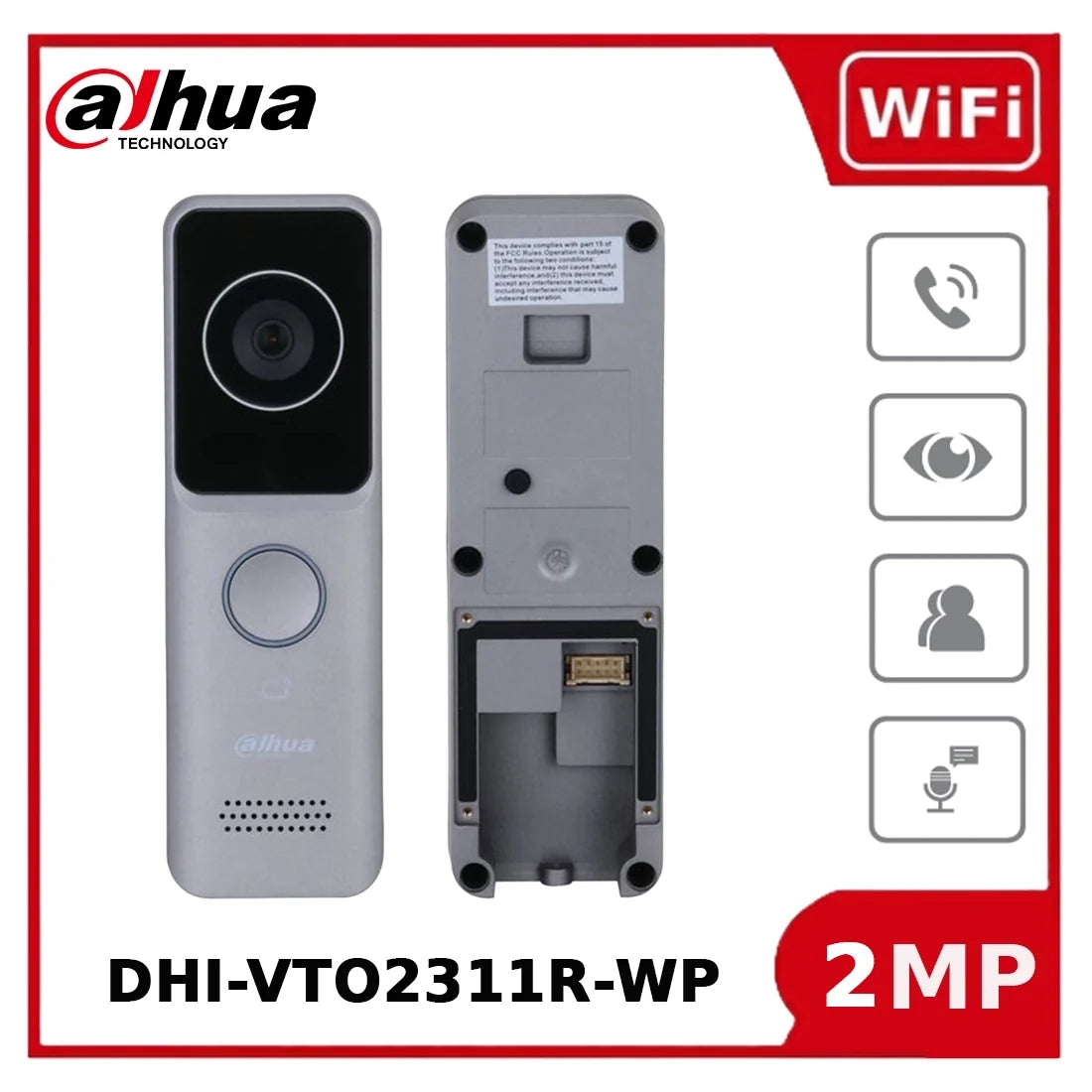 dahua dhi vto2311r wp wi fi villa door station dahua dhi vto2311r wp wi fi villa door station