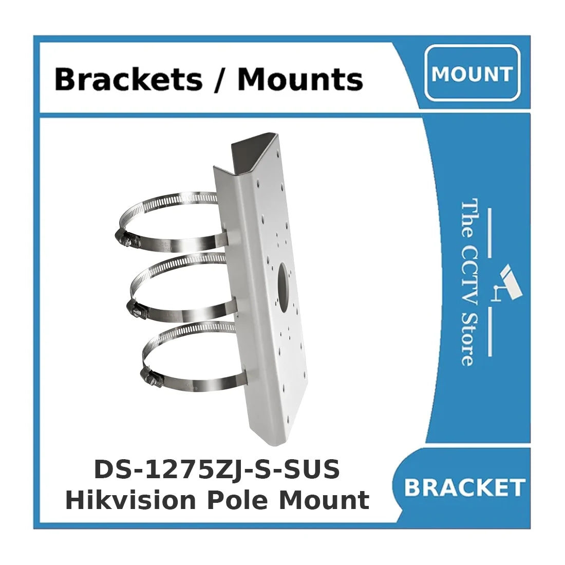 hikvision ds 1275zj s sus small universal pole mount bracket hikvision ds 1275zj s sus small universal pole mount bracket