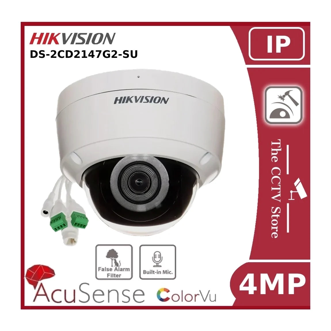 4mp ds 2cd2147g2 su ip colorvu acusense dome network camera with built in mic 4mp ds 2cd2147g2 su ip colorvu acusense dome network camera with built in mic