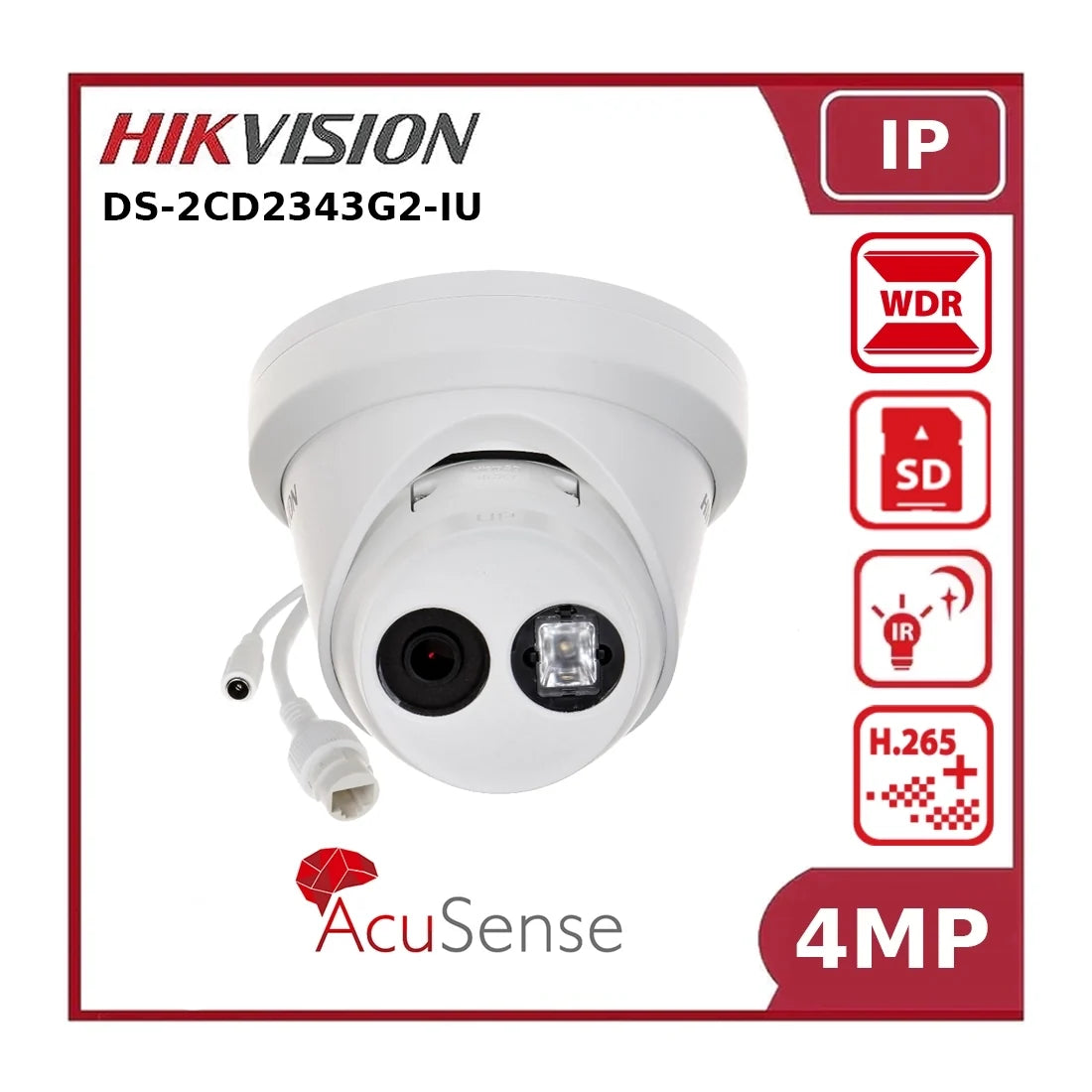 hikvision ds 2cd2343g2 iu – 4mp ip turret camera with built in mic hikvision ds 2cd2343g2 iu – 4mp ip turret camera with built in mic