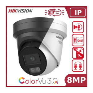 8mp-hikvision-ds-2cd2387g3-lis2uy-sl-4k-smart-hybrid-colorvu-3-0-acusense-turret-camera-2-way-talk