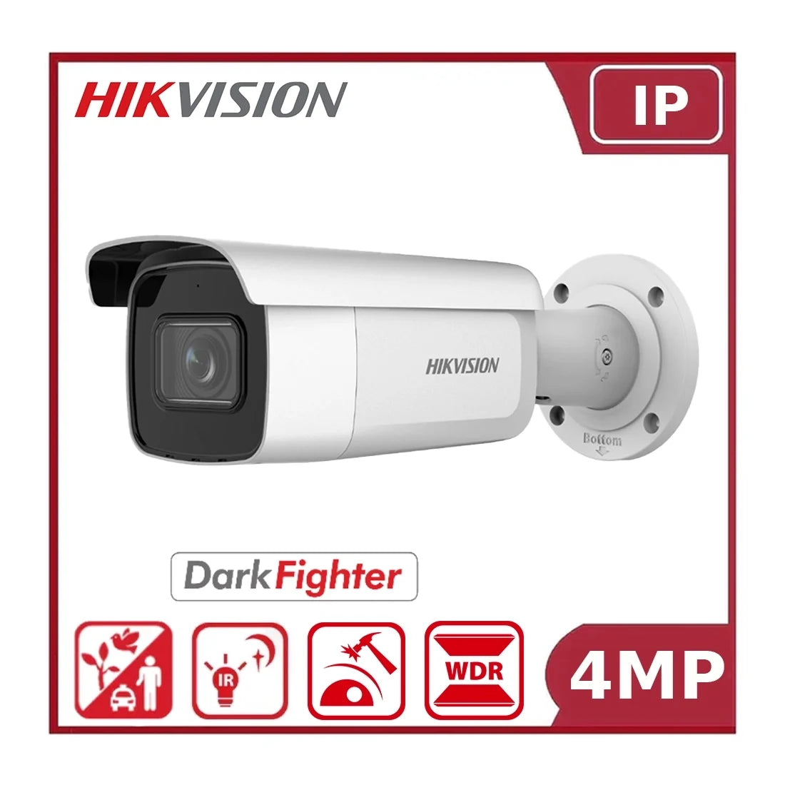 hikvison ds 2cd2646g2 izs 4mp acusense powered by darkfighter motorized varifocal bullet network camera"nr"