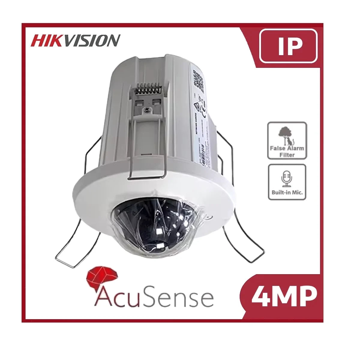 hikvision ds 2cd2e43g2 u 4mp acusense ip flush mount dome cctv camera with built in microphone hikvision ds 2cd2e43g2 u 4mp acusense ip flush mount dome cctv camera with built in microphone