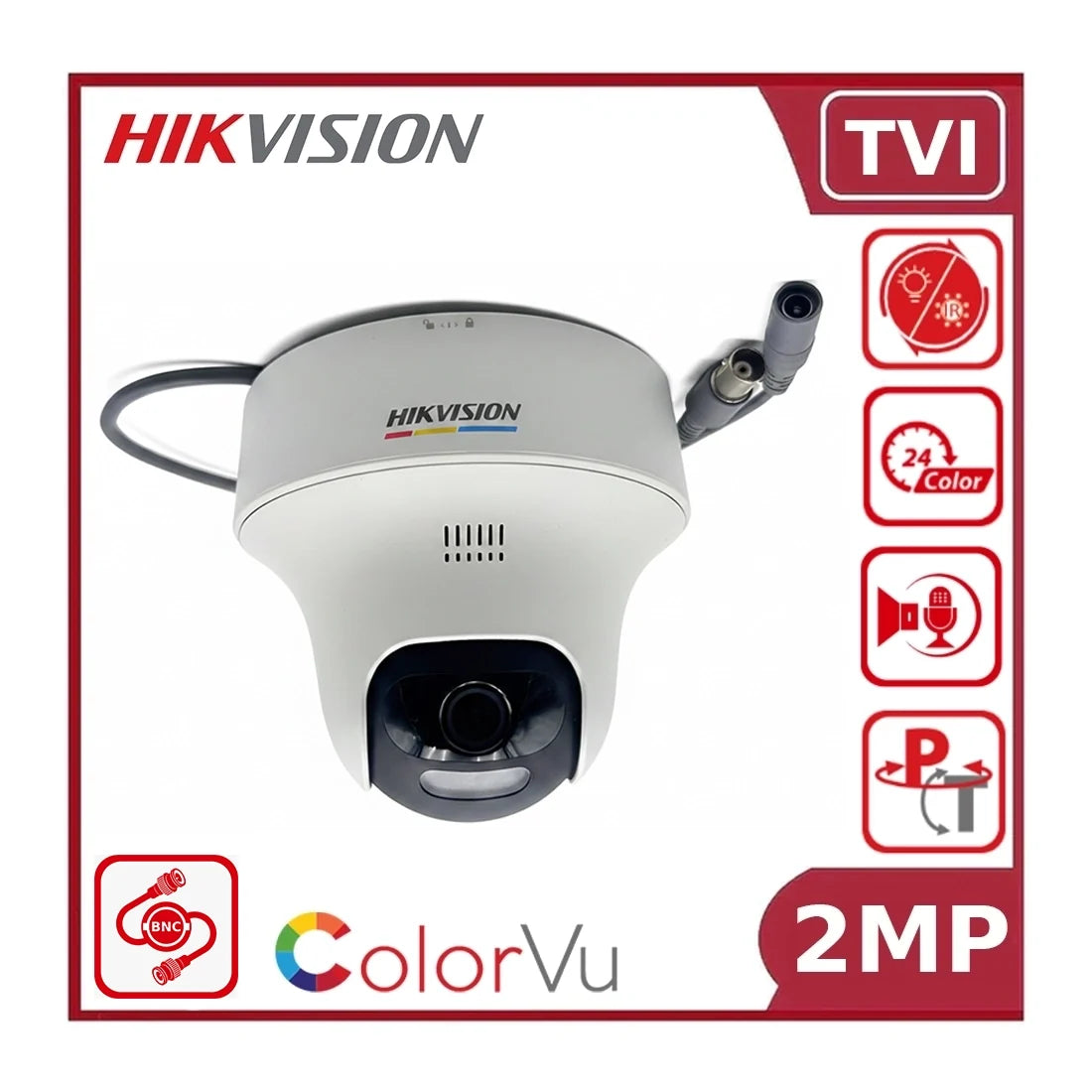 hikvision ds 2ce70df3t ptlxts 2mp colorvu hybrid light turret camera with built in mic & speaker hikvision ds 2ce70df3t ptlxts 2mp colorvu hybrid light turret camera with built in mic & speaker