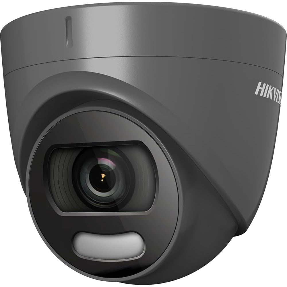 5mp ds 2ce72hft f28 hikvision tvi colorvu fixed lens turret camera, white light white / black / grey 5mp ds 2ce72hft f28 hikvision tvi colorvu fixed lens turret camera, white light white / black / grey