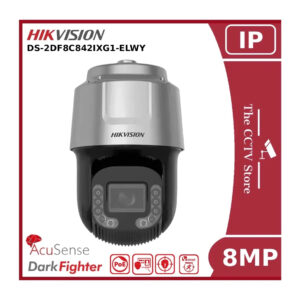 hikvision ds 2df8c842ixg1 elwy 8 inch 4k 8mp 42x darkfighter ir network speed dome ip ptz camera "nr"