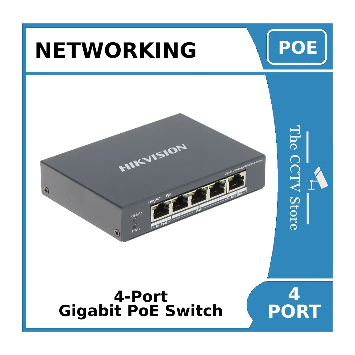 4 port hikvision ds 3e0505hp e gigabit unmanaged hi poe switch 4 poe + 1 uplink 4 port hikvision ds 3e0505hp e gigabit unmanaged hi poe switch 4 poe + 1 uplink