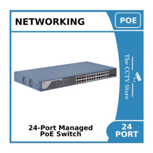 24 port ds 3e1326p ei(b) hikvision 100mbps smart managed poe switch
