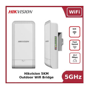 hikvision ds 3wf02 5ac/d 5km outdoor wifi bridge – pack of 2