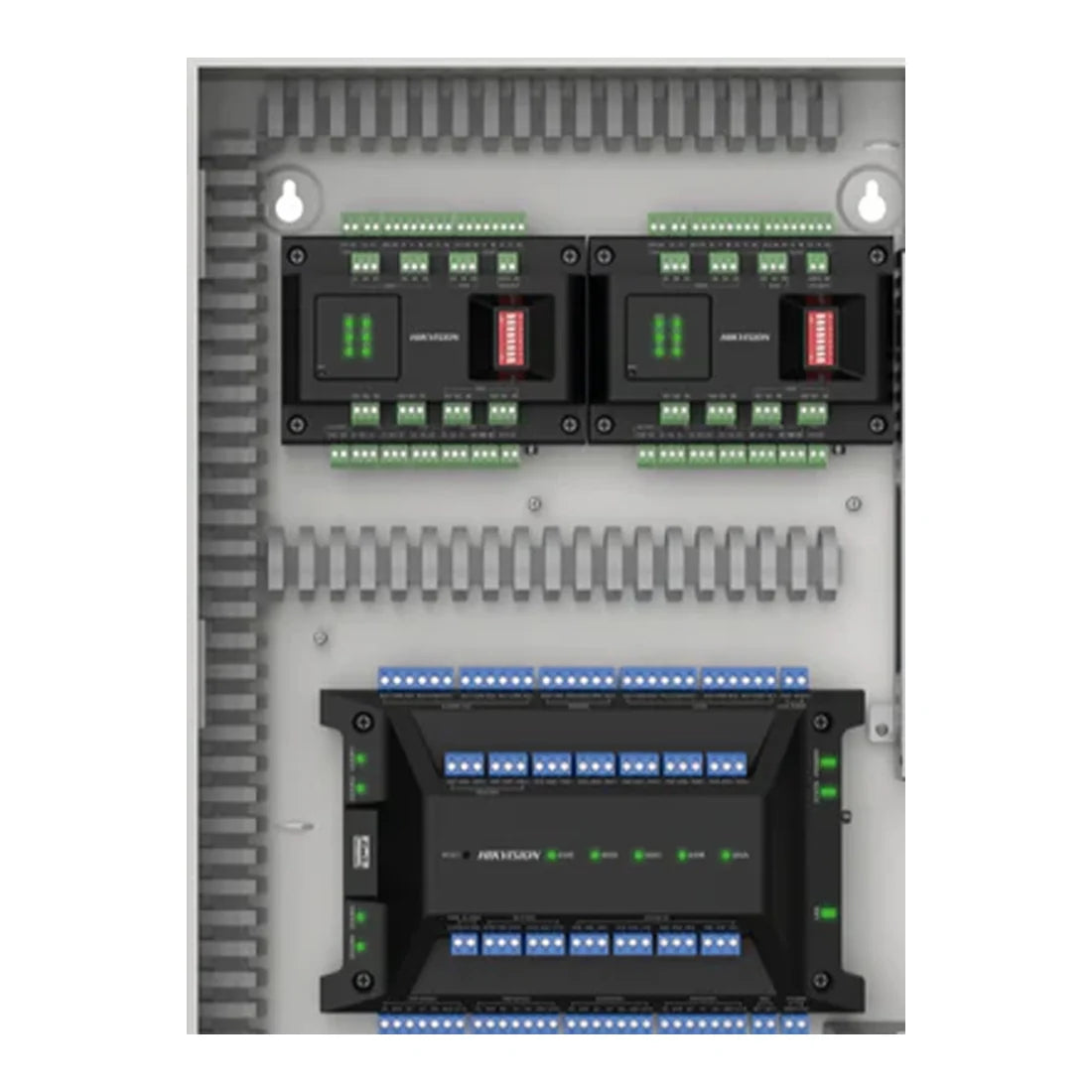 hikvision ds k2708x ultra 8 door access controller with metal case & psu hikvision ds k2708x ultra 8 door access controller with metal case & psu
