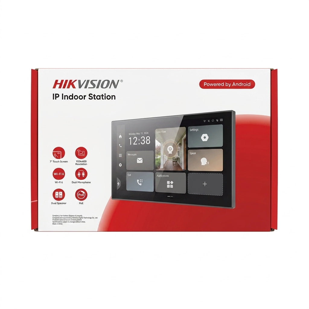 hikvision ds kc9570 vwte1/s 10.1" 5mp android 14 smart control panel with video intercom, wi fi 6 & poe hikvision ds kc9570 vwte1/s 10.1" 5mp android 14 smart control panel with video intercom, wi fi 6 & poe