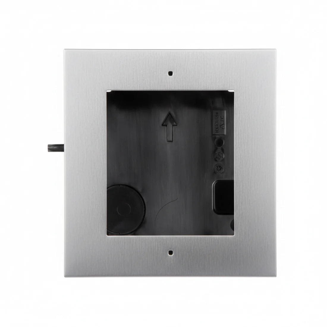 hikvision ds kd acf1/s modular 1 way flush mounting bracket stainless steel hikvision ds kd acf1/s modular 1 way flush mounting bracket stainless steel