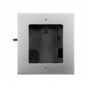 hikvision ds kd acf1/s modular 1 way flush mounting bracket stainless steel
