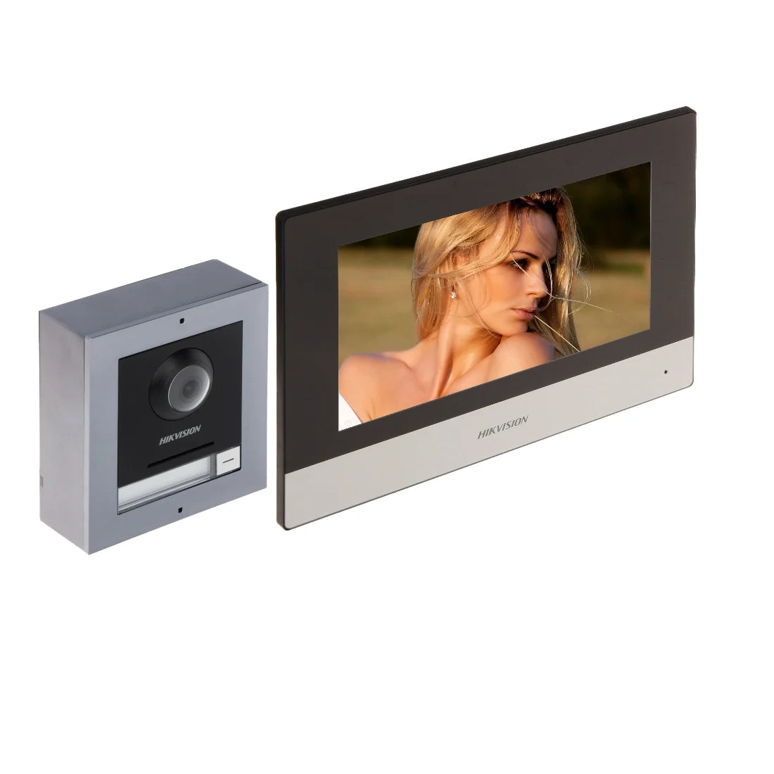 hikvision ds kis602 (b) ip video intercom kit with screen intercom and poe switch hikvision ds kis602 (b) ip video intercom kit with screen intercom and poe switch