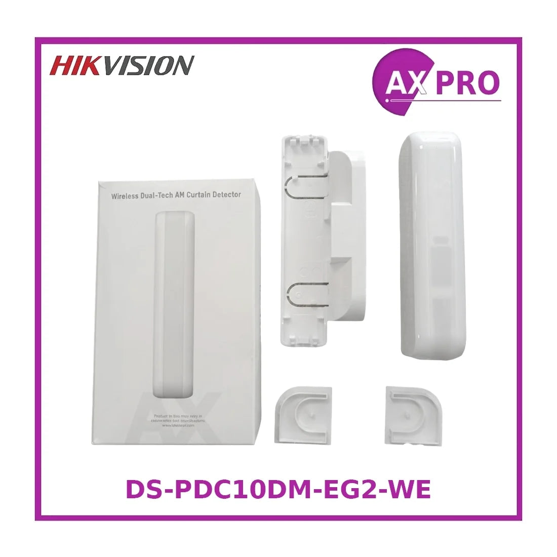 hikvision ds pdc10dm eg2 we wireless dual tech curtain detector – ip65, anti masking hikvision ds pdc10dm eg2 we wireless dual tech curtain detector – ip65, anti masking