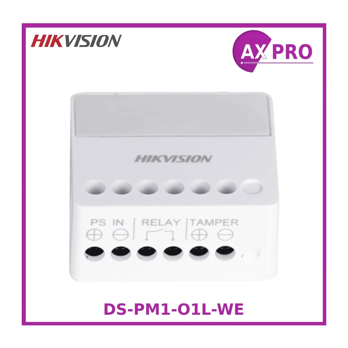hikvision ax pro wireless low voltage relay (ds pm1 o1l we) hikvision ax pro wireless low voltage relay (ds pm1 o1l we)