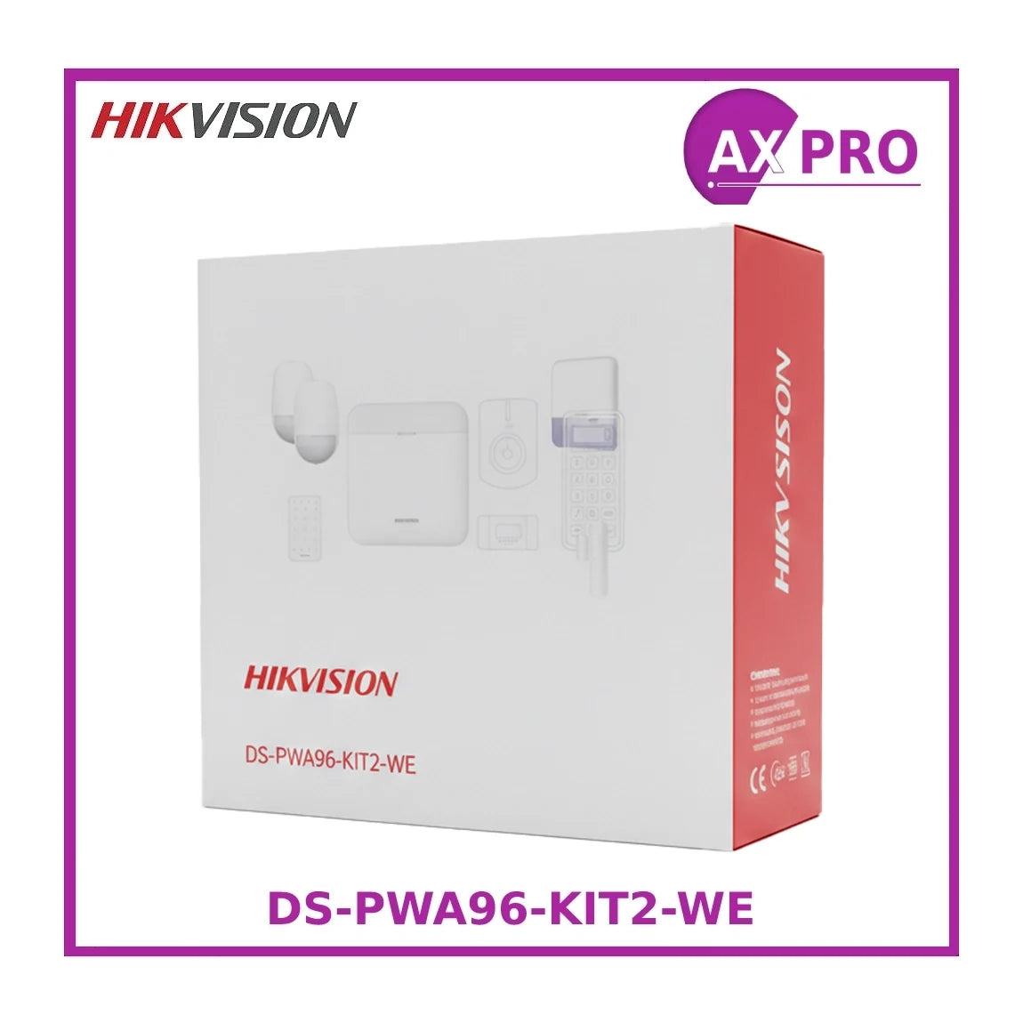 hikvision ax pro ds pwa96 kit2 we wireless intruder alarm kit, up to 96 wireless zones/outputs hikvision ax pro ds pwa96 kit2 we wireless intruder alarm kit, up to 96 wireless zones/outputs