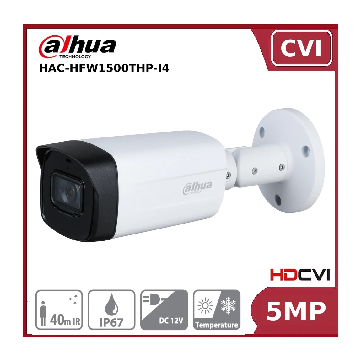 5mp dahua dh hac hfw1500thp i4 starlight ir hdcvi 16:9 bullet camera 3.6mm 5mp dahua dh hac hfw1500thp i4 starlight ir hdcvi 16:9 bullet camera 3.6mm