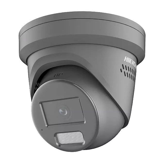 4mp ds 2cd2347g2 lsu/sl colorvu turret network camera with mic & speaker two way audio 2.8mm grey eol 4mp ds 2cd2347g2 lsu/sl colorvu turret network camera with mic & speaker two way audio 2.8mm grey eol