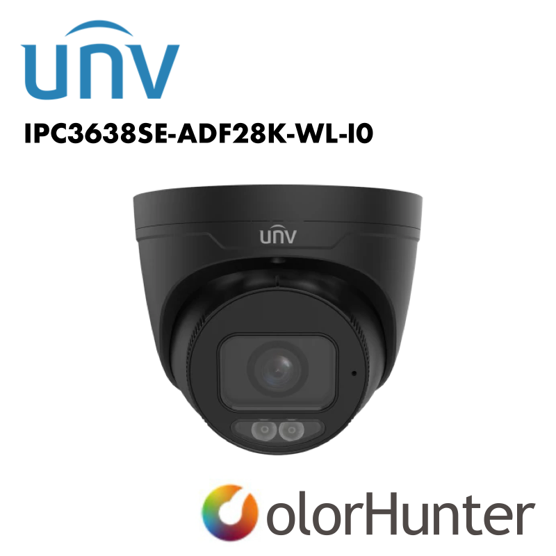 uniview ipc3638se adf28k wl i0 8mp prime iii turret cctv camera – 4k colorhunter, fixed eyeball uniview ipc3638se adf28k wl i0 8mp prime iii turret cctv camera – 4k colorhunter, fixed eyeball