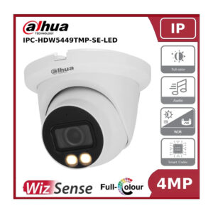 4mp-dahua-ipc-hdw5449tmp-se-led-wizmind-ai-series-full-colour-ip-turret-camera-white