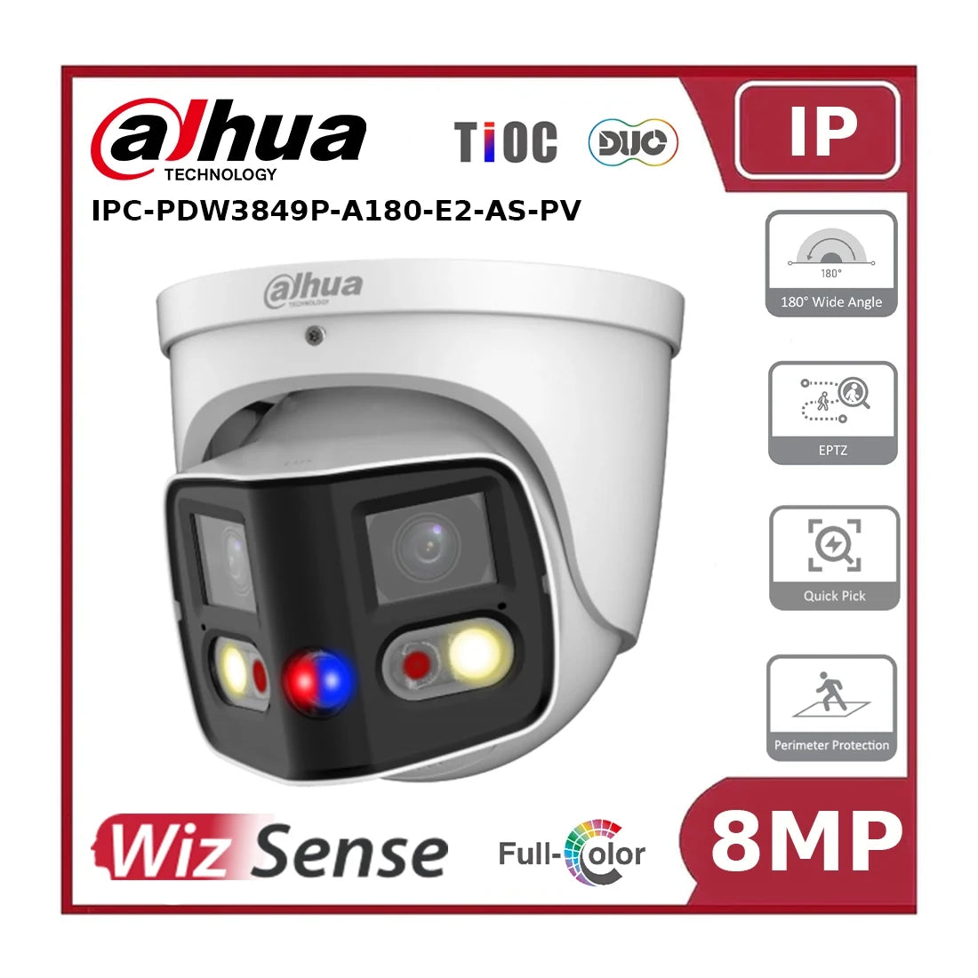 dahua ipc pdw3849p a180 e2 as pv 8mp tioc ip turret camera 2x4mp tioc duo splicing wizsense network camera dahua ipc pdw3849p a180 e2 as pv 8mp tioc ip turret camera 2x4mp tioc duo splicing wizsense network camera