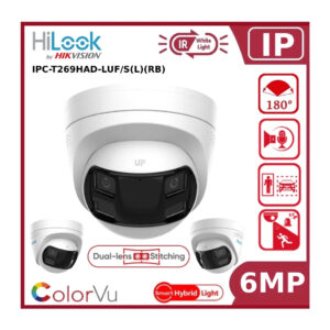 6mp-hilook-by-hikvision-ipc-t269had-luf-slrb-dual-lens-180-smart-hybrid-colorvu-ir-fixed-turret-ip-camera-with-liveguard-and-2-way-audio
