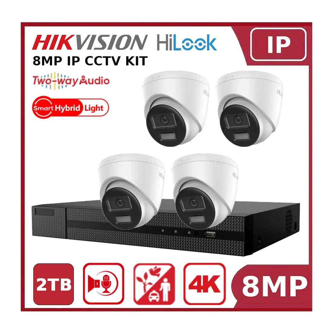 hilook 8mp 4ch ip nvr kit – ipc t280ha luf/sl cameras + nvr 104mh k/4p(b) + 2tb hdd hilook 8mp 4ch ip nvr kit – ipc t280ha luf/sl cameras + nvr 104mh k/4p(b) + 2tb hdd