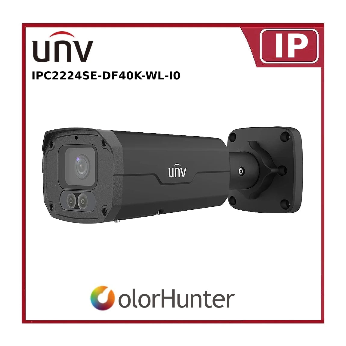 uniview ipc2224se df40k wl i0 4mp prime iii bullet cctv camera – white/black uniview ipc2224se df40k wl i0 4mp prime iii bullet cctv camera – white/black