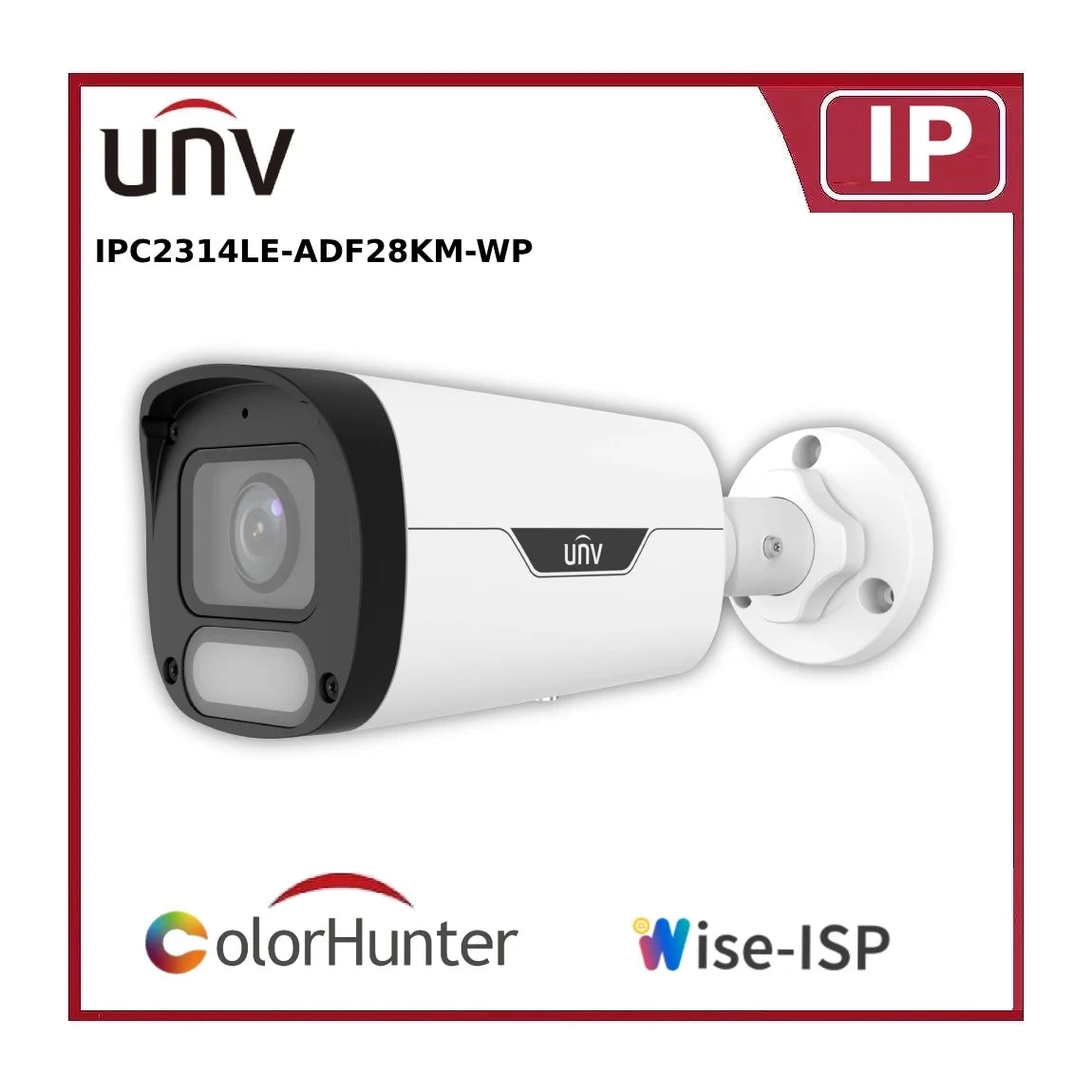 uniview 4mp ipc2314le adf28km wp colorhunter + wise isp bullet ip network camera with built in mic uniview 4mp ipc2314le adf28km wp colorhunter + wise isp bullet ip network camera with built in mic