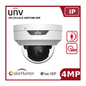 uniview-4mp-colorhunter-wth-wise-isp-network-fixed-dome-camera-white-ipc3514le-adf40k-wp