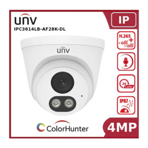 unv-4mp-colourhunter-2-8mm-fixed-lens-ip-turret-cctv-camera-ipc3614lb-af28k-dl