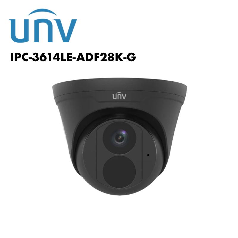 uniview 4mp ipc3614le adf28k g(b) easystar hd poe turret ip camera, 30m night vision & audio uniview 4mp ipc3614le adf28k g(b) easystar hd poe turret ip camera, 30m night vision & audio